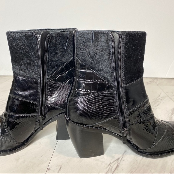 Jeffrey Campbell Caballeros Black Western Boot 6 - Picture 7 of 15
